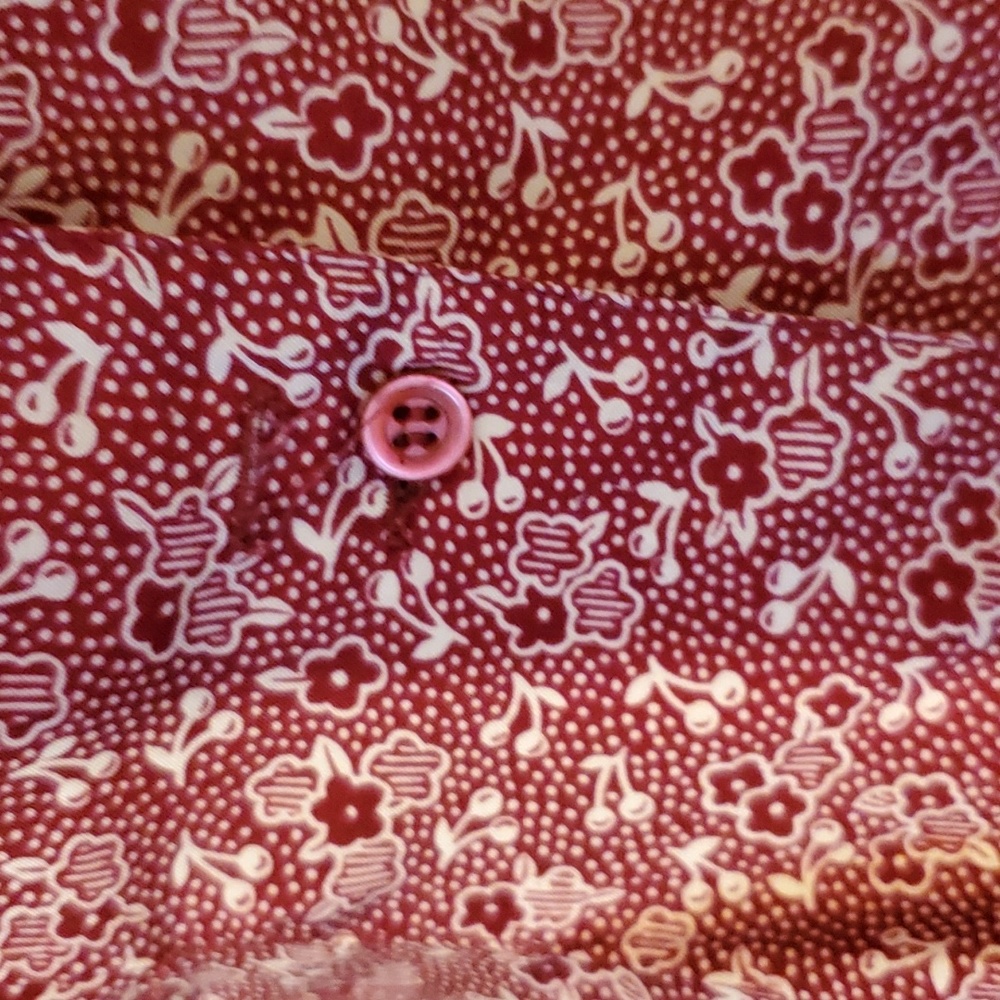 Vintage Diane Von Furstenberg Floral Peplum Blouse Top Size M - Picture 4 of 9